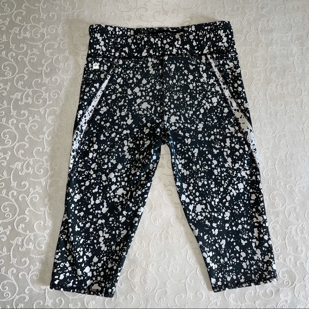 Fabletics Splatter Print Capri Crop Leggings - image 1